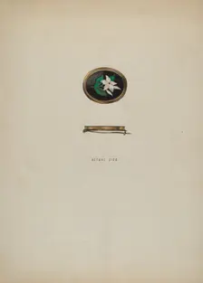 Brooch, c. 1936. Creator: Kurt Melzer
