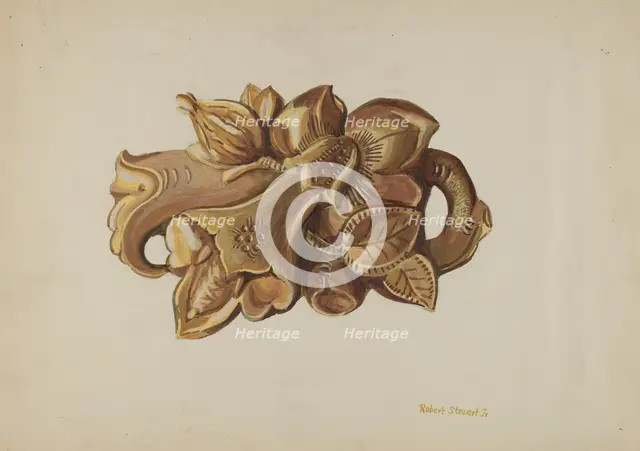 Brooch, c. 1936. Creator: Robert Stewart.