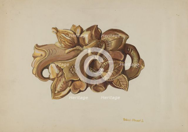 Brooch, c. 1936. Creator: Robert Stewart.