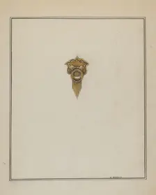 Brooch, c. 1937. Creator: Madeline Arnold