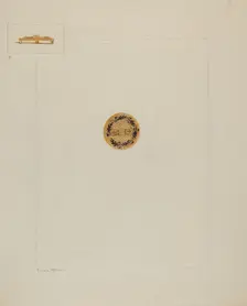 Brooch, c. 1937. Creator: Emma Wilson