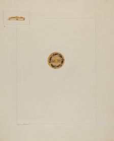 Brooch, c. 1937. Creator: Emma Wilson