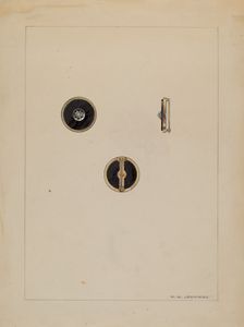 Brooch, c. 1937. Creator: Francis Jennings