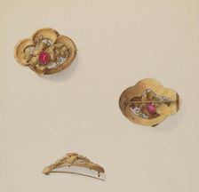 Brooch, c. 1937. Creator: John H. Tercuzzi
