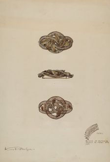 Brooch, c. 1937. Creator: Kurt Melzer