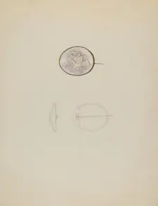 Brooch, c. 1937. Creator: Sylvia DeZon