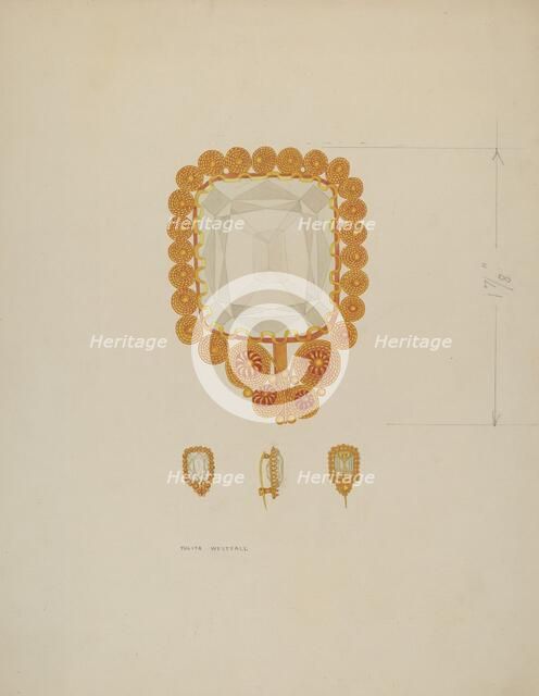 Brooch, c. 1937. Creator: Tulita Westfall.