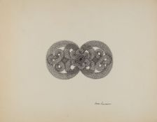 Brooch, c. 1939. Creator: Irene Lawson