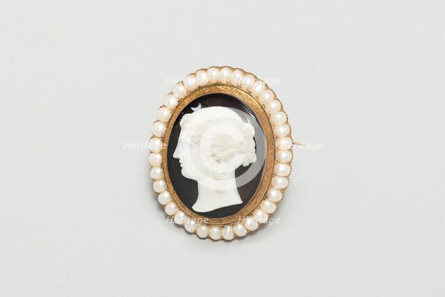 Brooch, France, Early 19th century. Creator: Unknown.