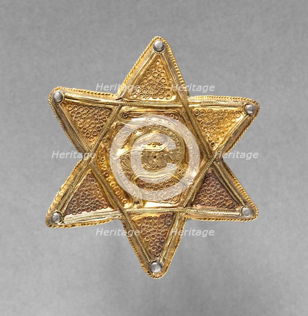 Brooch in the Form of a Six-Pointed Star, late 700s-early 800s. Creator: Unknown.