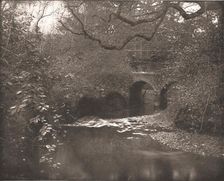 Brook and bridge in the New Forest, Hampshire, 1894. Creator: Unknown