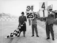Brooklands Officials, including Major Bale, Brooklands, Surrey