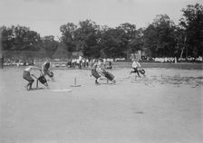 Brooklyn Children's Field Day [wheel-barrow race], between c1910 and c1915. Creator: Bain News Service