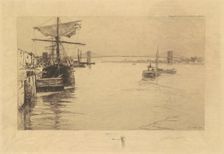 Brooklyn Bridge, 1888. Creator: Charles A Platt