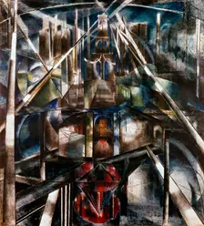Brooklyn Bridge 1917. Artist: Joseph Stella