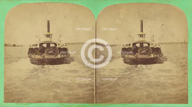 Brooklyn Ferryboat. N.Y., about 1870. Creator: Unknown.