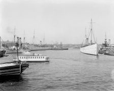 Brooklyn Navy Yard, between 1890 and 1901. Creator: Unknown