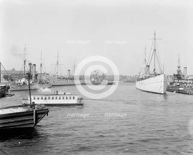 Brooklyn Navy Yard, between 1890 and 1901. Creator: Unknown.