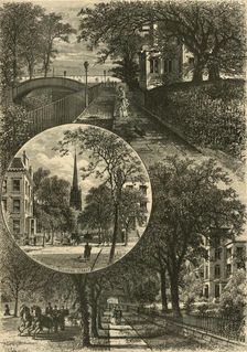 Brooklyn Street-Scenes 1874. Creator: William Hamilton Gibson