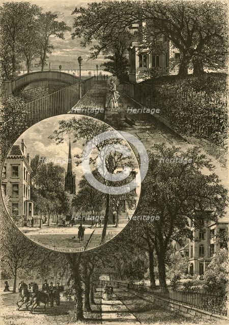 'Brooklyn Street-Scenes', 1874.  Creator: William Hamilton Gibson.