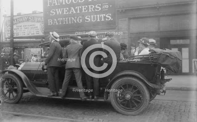 Brooklyn strike, between c1915 and c1920. Creator: Bain News Service.