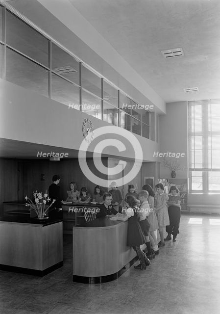 Brooklyn Public Library (Ingersoll Memorial), Prospect Park Plaza, Brooklyn, 1941. Creator: Gottscho-Schleisner, Inc.