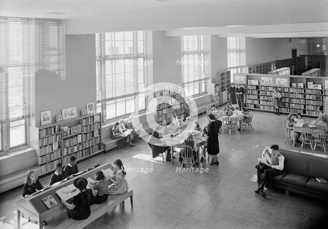 Brooklyn Public Library (Ingersoll Memorial), Prospect Park Plaza, Brooklyn, 1941. Creator: Gottscho-Schleisner, Inc.
