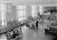 Brooklyn Public Library (Ingersoll Memorial), Prospect Park Plaza, Brooklyn, 1941. Creator: Gottscho-Schleisner, Inc