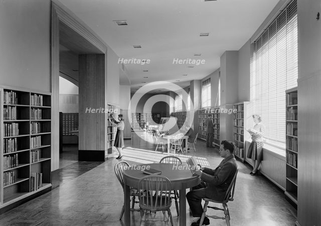 Brooklyn Public Library (Ingersoll Memorial), Prospect Park Plaza, New York, 1941. Creator: Gottscho-Schleisner, Inc.