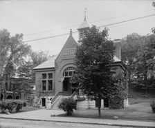 Brooks Library, Brattleboro, Vt., c1905. Creator: Unknown