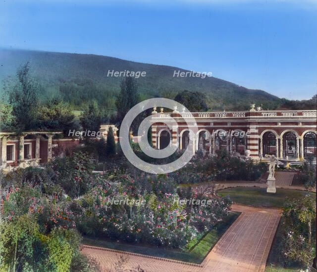 "Brookside," William Hall Walker house, Brookside Road, Great Barrington, Massachusetts, c1916. Creator: Frances Benjamin Johnston.