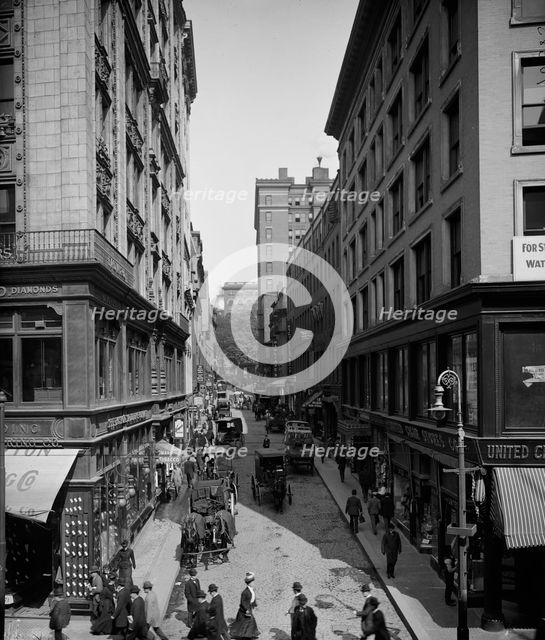 Bromfield Street, Boston, Mass., between 1900 and 1910. Creator: Unknown.
