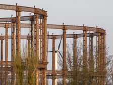 Bromley-by-Bow Gasworks, Twelvetrees Crescent, Bromley-by-Bow, Newham, GLA, 2021. Creator: Chris Redgrave