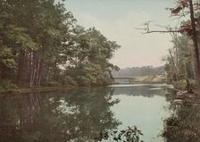 Bronx River in Bronx Park, New York, c1901. Creator: Unknown