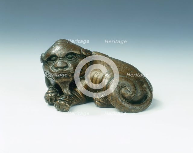 Bronze mythical animal, Song dynasty, 960-1279. Creator: Unknown.