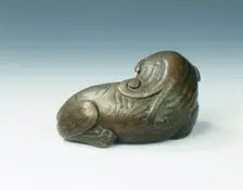 Bronze mythical animal, Song dynasty, 960-1279. Creator: Unknown