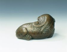 Bronze mythical animal, Song dynasty, 960-1279. Creator: Unknown