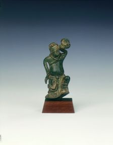 Bronze male dancing figure with censer, Yuan dynasty, China, 1279-1368. Creator: Unknown