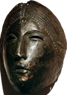 Bronze mask of Juno Lucina, 1st century BC