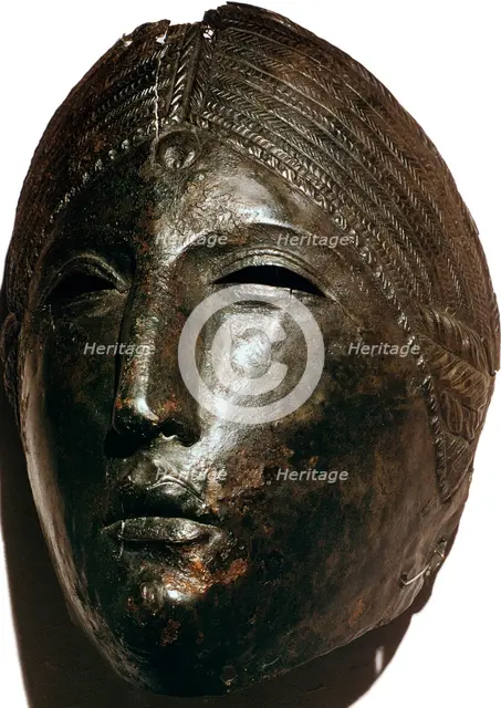 Bronze mask of Juno Lucina, 1st century BC. Artist: Unknown