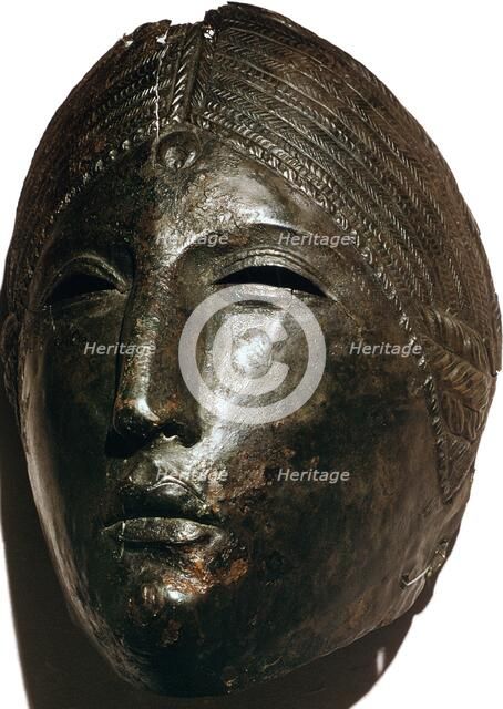 Bronze mask of Juno Lucina, 1st century BC. Artist: Unknown