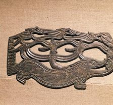 Bronze Miraculous Beast from Kama River Tribes, USSR, 3rd century BC-8th century