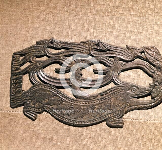 Bronze 'Miraculous Beast' from Kama River Tribes, USSR, 3rd century BC-8th century Artist: Unknown.