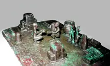 Bronze model of a cult place for ceremony of the rising of the sun, c1150 BC