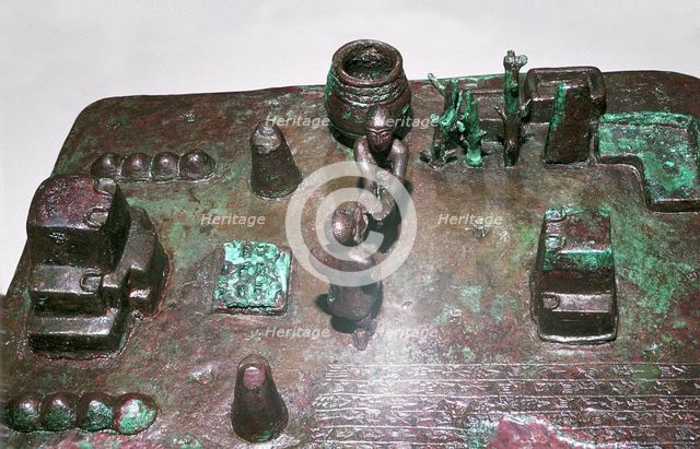 Bronze model of a cult place for ceremony of the rising of the sun, c1150 BC. Artist: Unknown