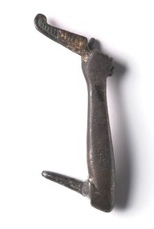 Bronze Mount from a "Shawabty Bundle": Pair of Arms, c. 1336-1256 BC. Creator: Unknown