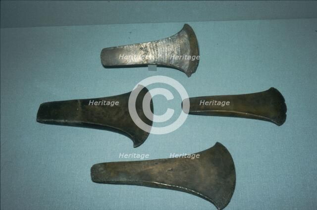 Bronze Axe, Bronze Age, Yorkshire, c1800BC-1600 BC.  Artist: Unknown.