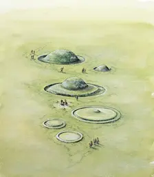 Bronze Age barrow types, Bronze Age, (c1990-2010). Artist: Peter Dunn