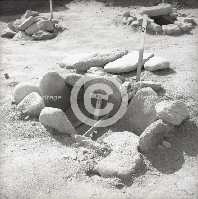 Bronze Age burial site, St Mary's, Scilly Isles, c1955. Creator: Arthur Charles Kirby Ware.