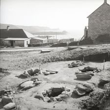 Bronze Age burial site, St Mary's, Scilly Isles, c1955. Creator: Arthur Charles Kirby Ware